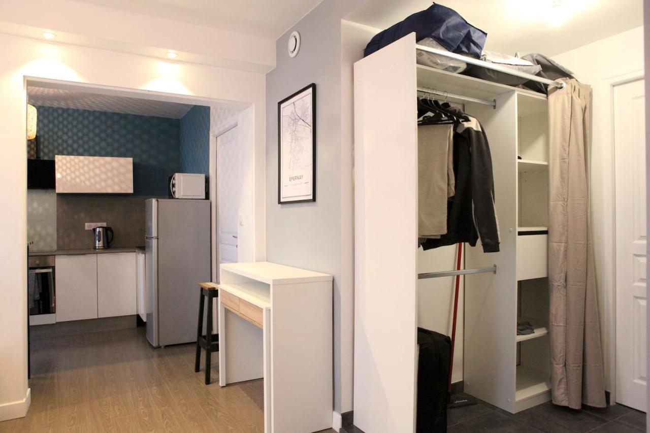 Studio Hyper Centre Ville Epernay - Champagne Bagian luar foto